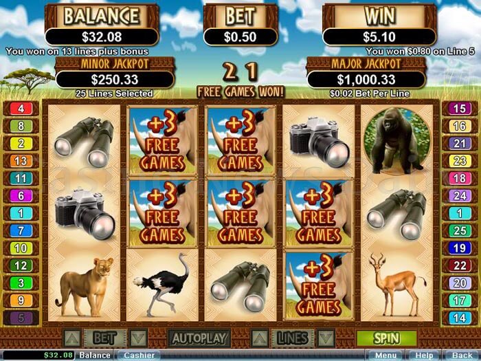 White Rhino Online Slot rtg