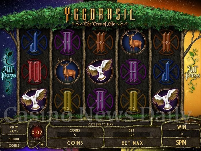 Yggdrasil Tree of Life Online Slot
