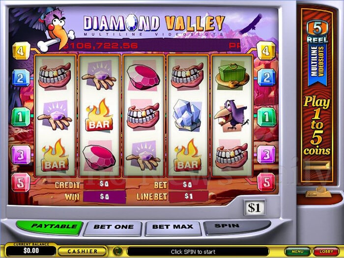 diamond valley playtech