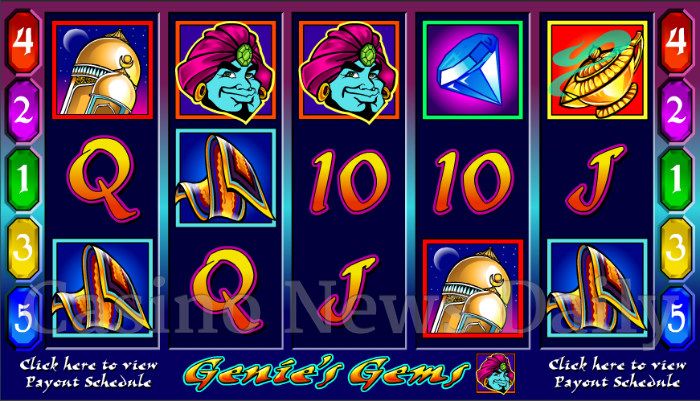 Genie's Gems Online Slot