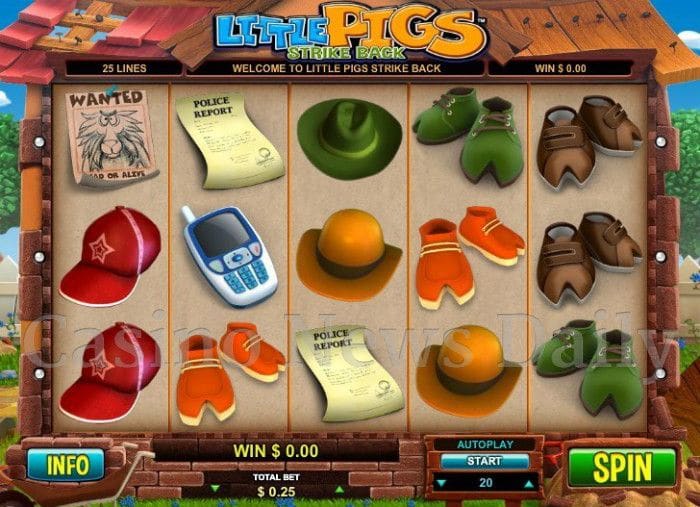 Little Pigs Strike Back Online Slot