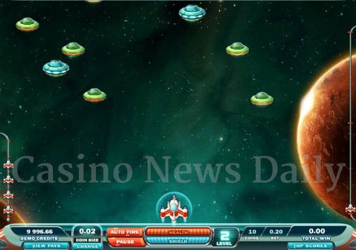 Max Damage and the Alien Attack Online Slot