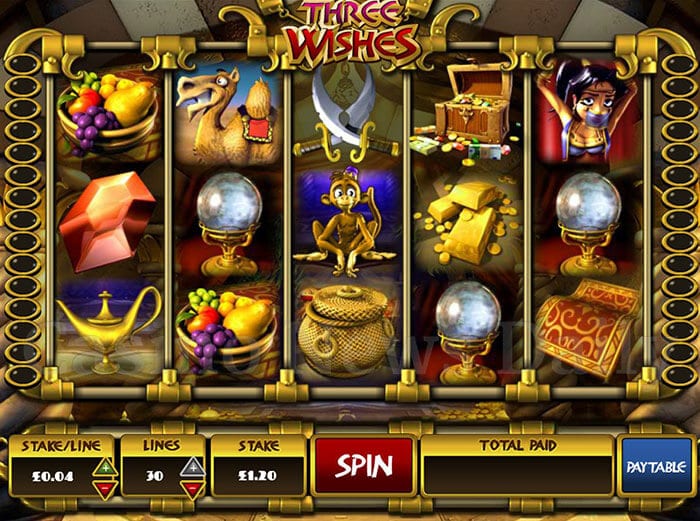three wishes slot betsoft