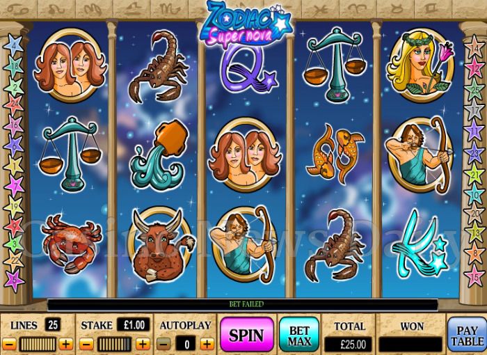 Zodiac Supernova Online Slot