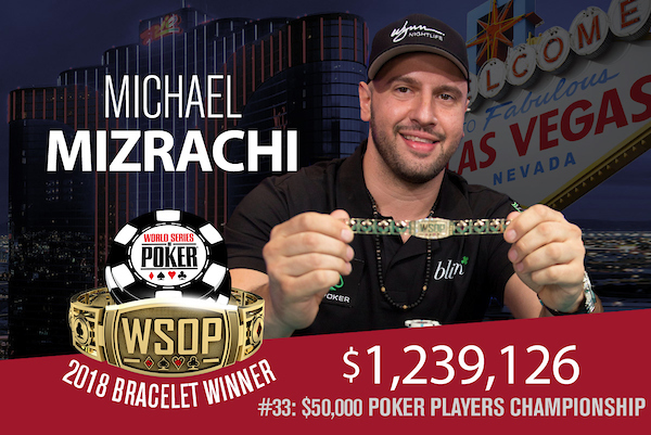 Michael Mizrachi Wins Record Third Poker Players Championship Title