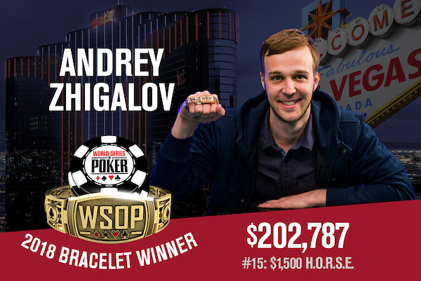 Andrey Zhigalov Wins 2018 WSOP $1,500 H.O.R.S.E.