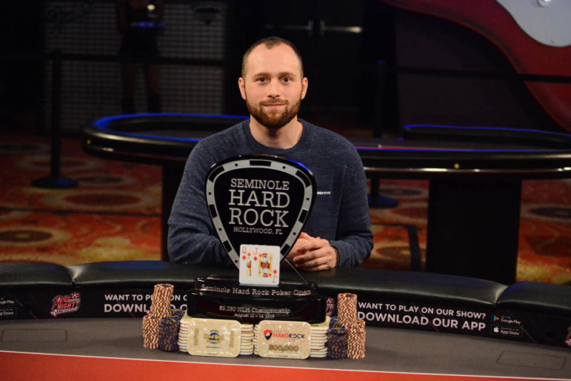 Brandon Eisen Takes Down 2018 Seminole Hard Rock Poker Open $5,250 Championship
