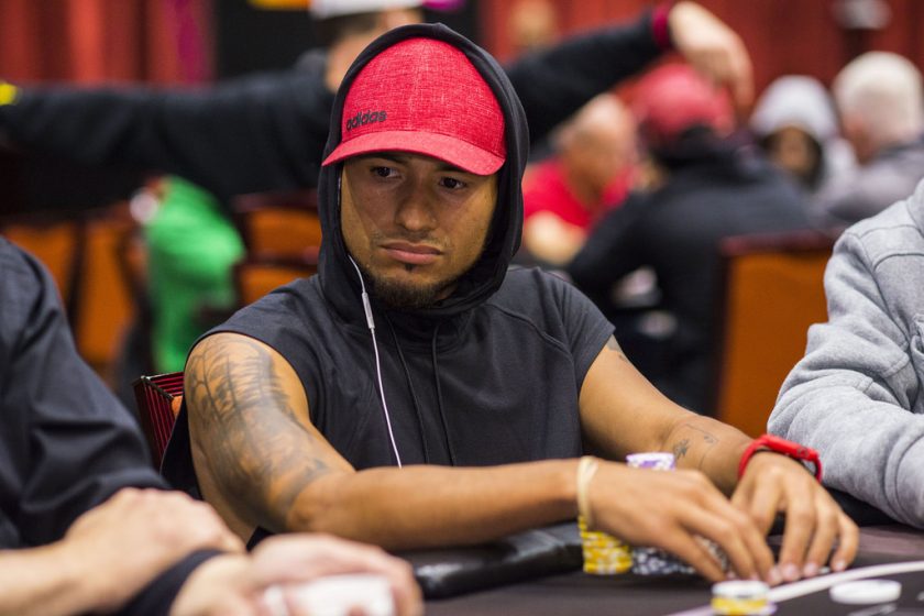 Lou Garza Comes Into WPT Choctaw Main Event Day 2 as Overall Chip Leader