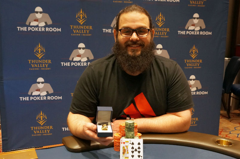 Abraham Meyers Wins WSOP Circuit Thunder Valley $400 No-Limit Hold’em Big-Blind Ante