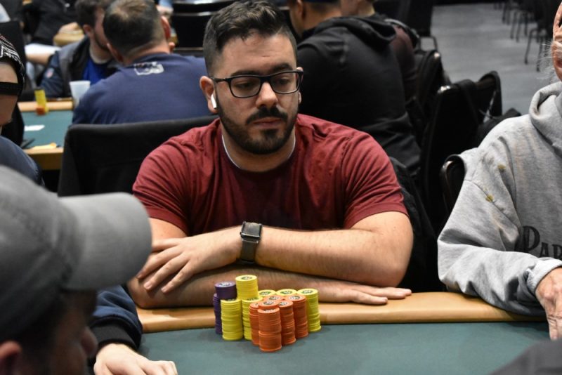 Michael Perrone Leads WSOP Circuit Horseshoe Hammond Main Event Day 1A Survivors