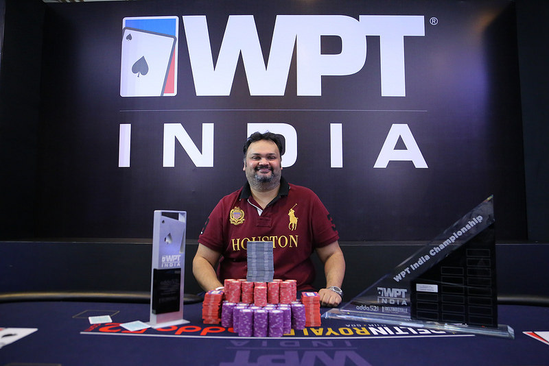Nikunj Jhunjhunwala Outwits Giant Field to Claim WPT India Title