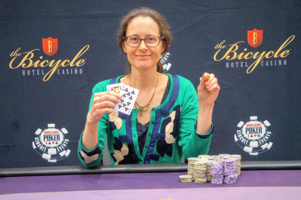 Nancy Matson Claims First Gold Ring at WSOP Circuit Bicycle Casino