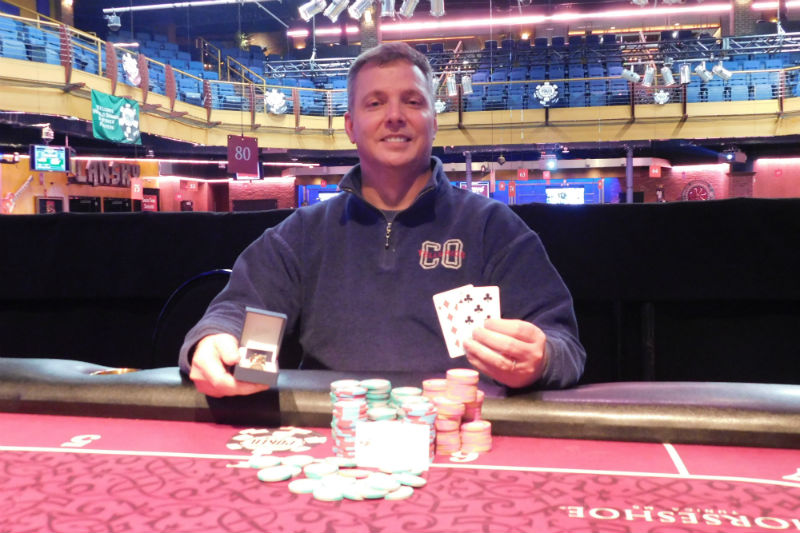 Eric Perry Wins First Gold Ring from Horseshoe Tunica’s Opening Event