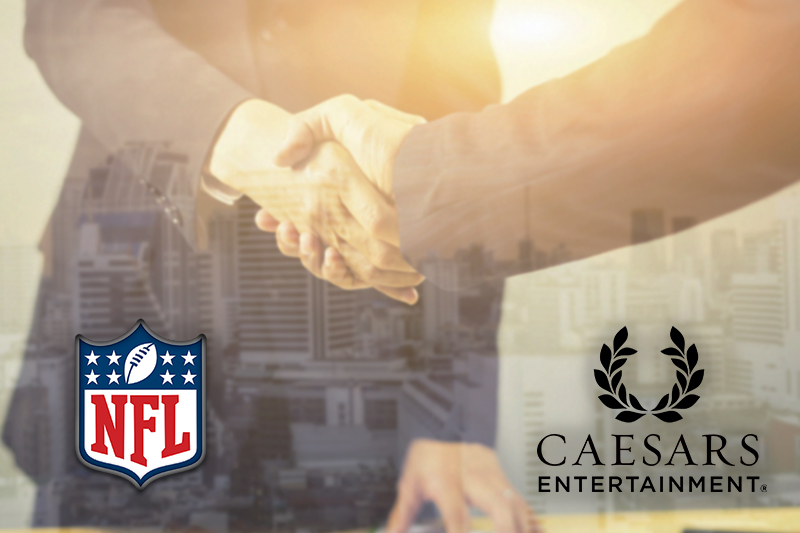 NFL Softens Toward Gambling, Clinches Caesars Casino Sponsorship