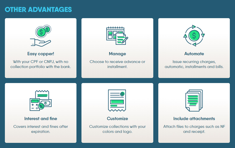 Boleto Bancario advantages