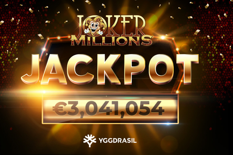 Casumo Spinner Lands €3 Million Jackpot on Yggdrasil’s Joker Millions
