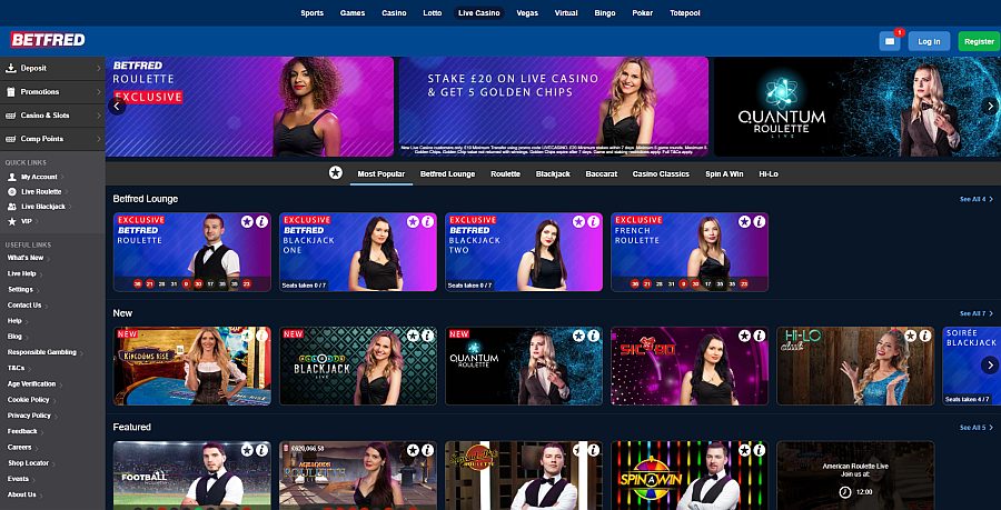 Live casino