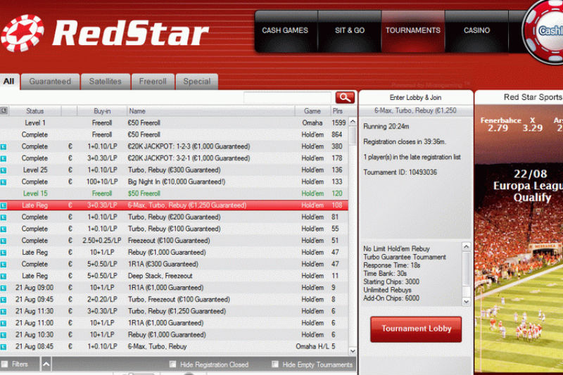 Red Star Poker Replaces Soon-To-Close MPN with Playtech’s iPoker