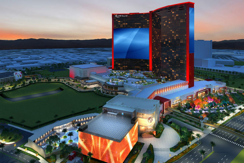 Resorts World Las Vegas Unveils Giant LED Screen on West Hotel Tower