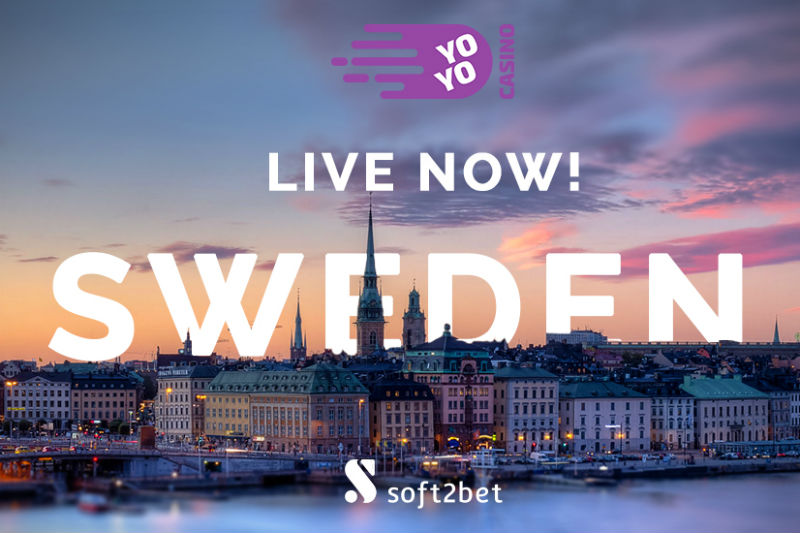 Soft2Bet Now Live in Sweden with YoYo Casino