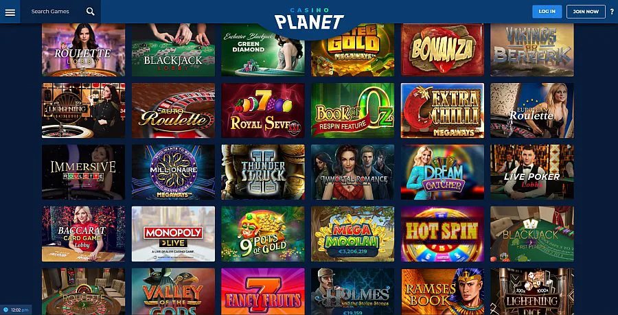 CasinoPlanet_Games