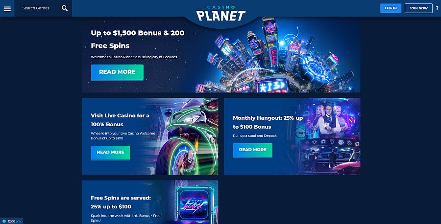 CasinoPlanet_Promotions