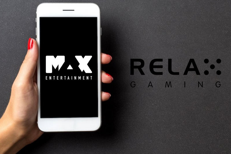 Relax Gaming Casino Games Library to Go Live across Max Entertainment Brands