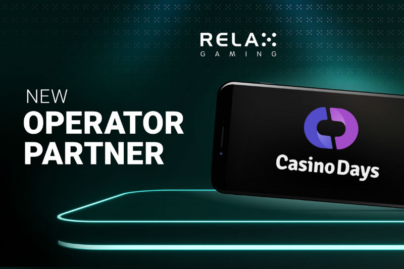 Relax Gaming Unveils Content Supply Deal with Casino Days