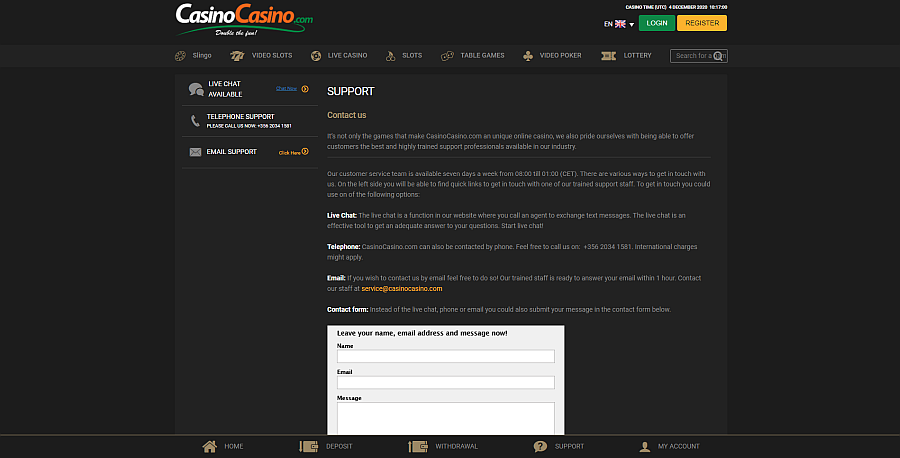 casinocasino_Support