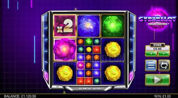 Cyberslot Megaclusters slot reels