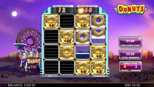 Donuts slot reels