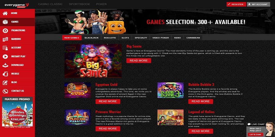EG Casino loby