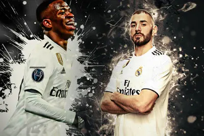 Vin&iacute;cius J&uacute;nior and Karim Benzema leading Real Madrid to success in Champions League