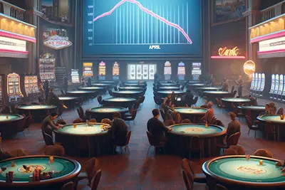 Nevada Gambling Revenue Experiences Decline in April 2024