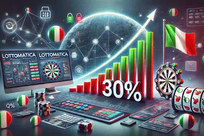 Lottomatica Strengthens Hold on Italian Market with Record 30% Share in Online Gambling