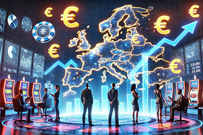 European Gambling Revenue Set to Hit €123.4B in 2024, Online Gains Momentum