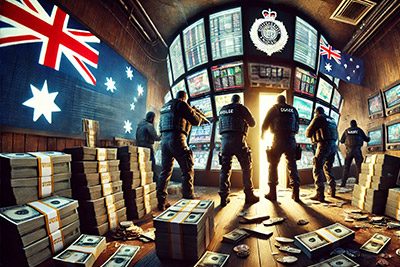 Australian Authorities Crack Down on Illegal Gambling Networks