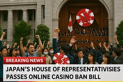 Japan&rsquo;s House of Representatives Passes Bill to Ban Online Casinos