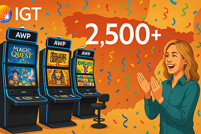 IGT Celebrates Major Milestone with 2,500+ Installations in Spain’s AWP Sector