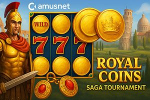 Amusnet-Engages-Italian-Operators-and-Players-with-Successful-Royal-Coins-Saga-Tournament