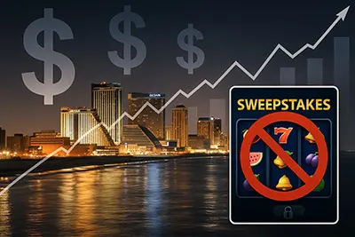 New Jersey Gaming Revenue Tops $606M as Sweeps Ban Takes Effect