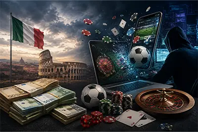 Italy Faces Rising Pressure From Illegal Gambling Sites