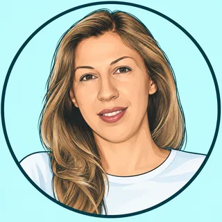 Comic portrait of Anna Brankovic