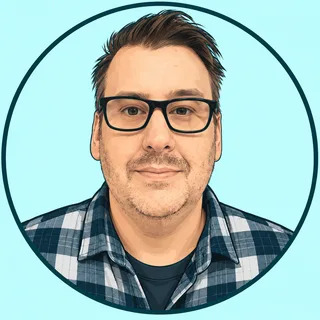 Comic portrait of Jamie Wright