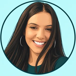 Comic portrait of Jovana Vukovic