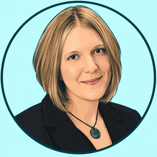 Comic portrait of Shelly Schiff