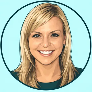 Comic portrait of Susan Sutton