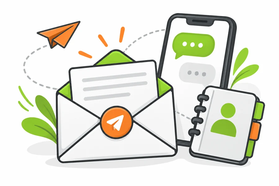 Email, phone and address book for contacting the editorial team
