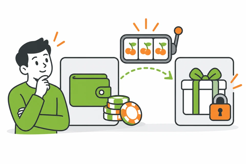 Separate cash and restricted sticky-bonus funds