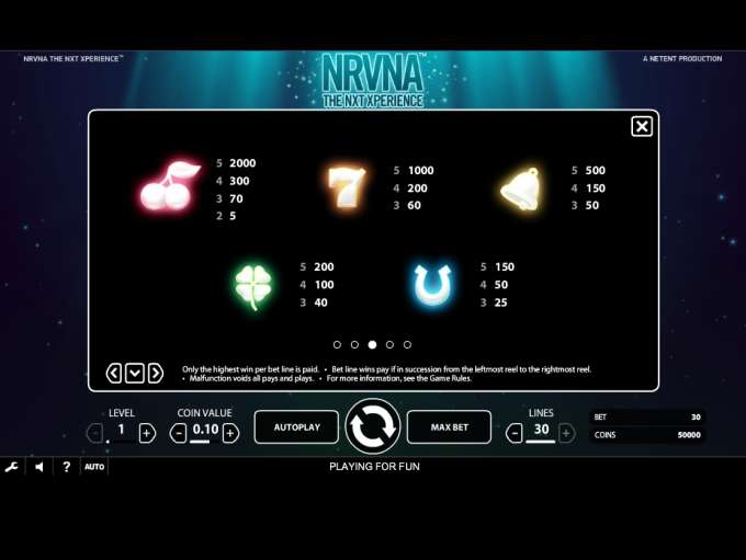 NRVNA original rules screen 3